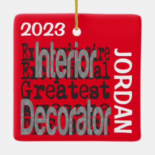 Ornement En Céramique Décorateur Intérieur Extraordinaire CUSTOM