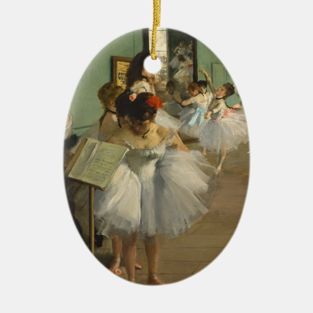 Ornement En Céramique Degas Classe Danse Danseurs de ballet Ballerina Ar (Devant)