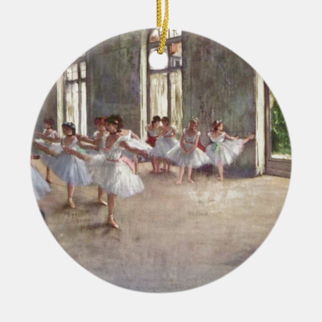 Ornement En Céramique Dégazez les danseurs classiques (Devant)