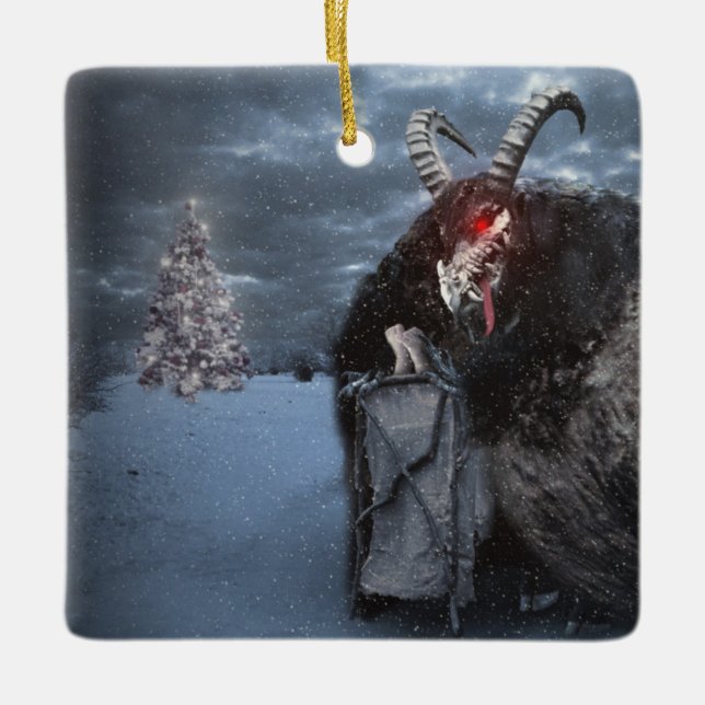Ornement En Céramique Der Krampus (Devant)