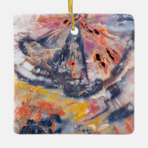 Ornement En Céramique Détail de bois pétrifié, Arizona