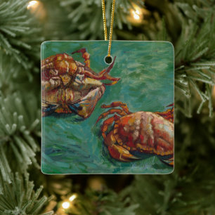 Ornement En Céramique Deux crabes par Vincent van Gogh