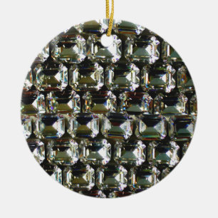 Ornement En Céramique Diamonds, elegant vintage gemstones 