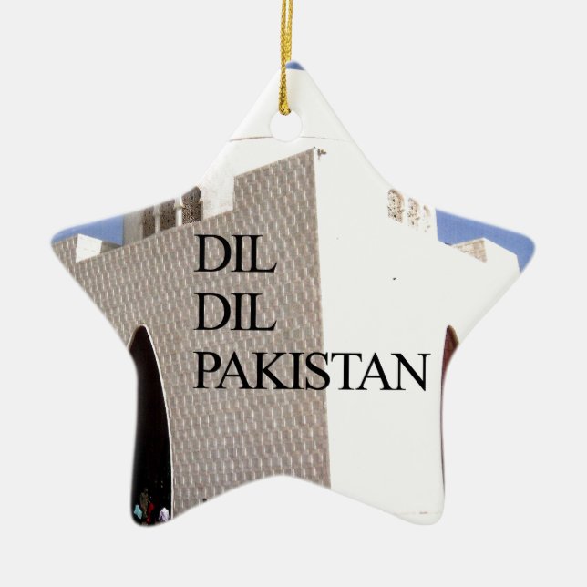 Ornement En Céramique Dil Dil Pakistan Hakuna Matata (Devant)