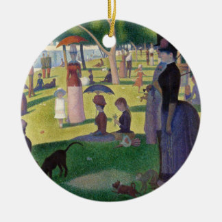 Ornement En Céramique Dimanche après-midi sur l'île de la La grand Jatte