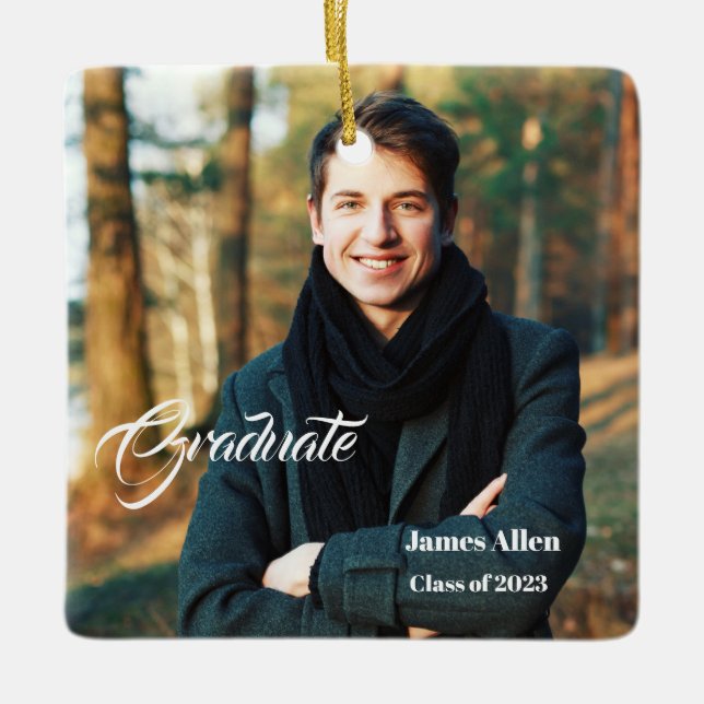 Ornement En Céramique Diplôme (Devant)