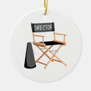 Ornement En Céramique Directeur Chair