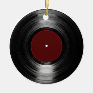 Ornement En Céramique disque vinyle