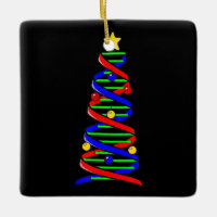DNA Helix Christmas Tree Life Science Biologie