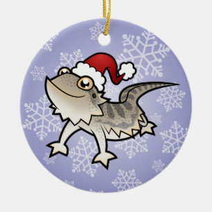 Ornement En Céramique Dragon barbu de Noël/dragon de Rankins