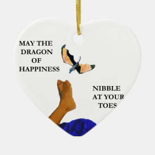 Ornement En Céramique Dragon et orteils