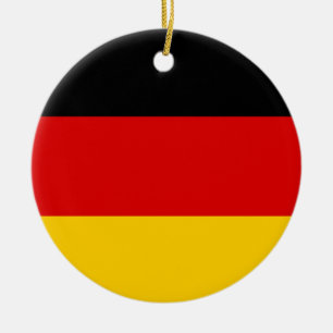 Ornement En Céramique Drapeau Allemagne