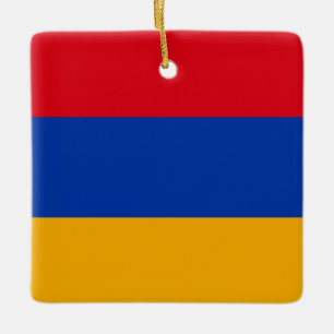 Ornement En Céramique Drapeau arménien