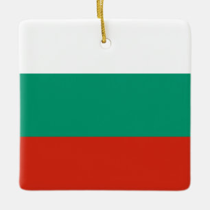 Ornement En Céramique Drapeau Bulgarie