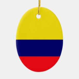 Ornement En Céramique Drapeau de Colombie