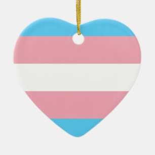 Ornement En Céramique Drapeau de la fierté transgenre - LGBT Transarc-e