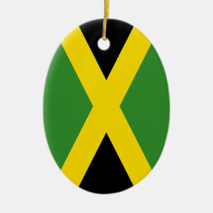 Ornement En Céramique Drapeau de la Jamaïque