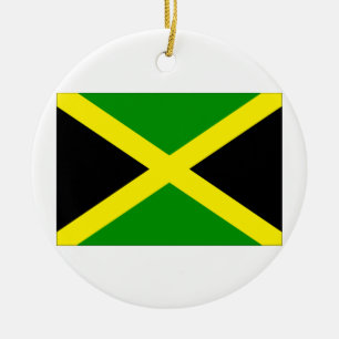 Ornement En Céramique Drapeau de la Jamaïque