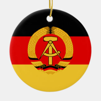 Ornement En Céramique Drapeau de l'Allemagne de l'Est