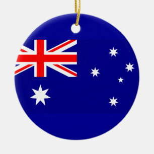 Ornement En Céramique Drapeau de l'Australie