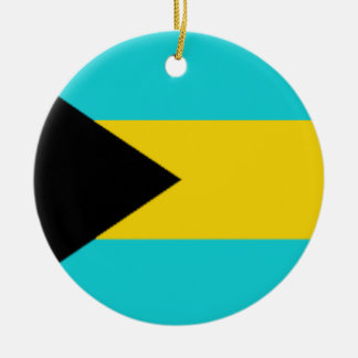 Ornement En Céramique Drapeau des Bahamas