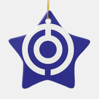 Ornement En Céramique Drapeau du Japon-Okinawa