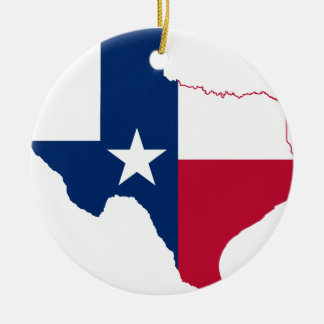 Ornement En Céramique Drapeau du Texas
