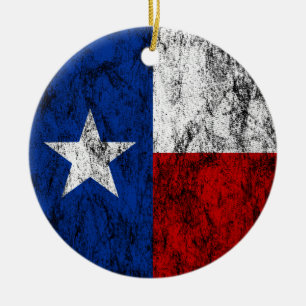 Ornement En Céramique drapeau du Texas