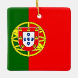 Ornement En Céramique Drapeau portugais