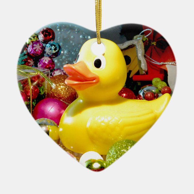 Ornement En Céramique Ducky Christmas I (Devant)