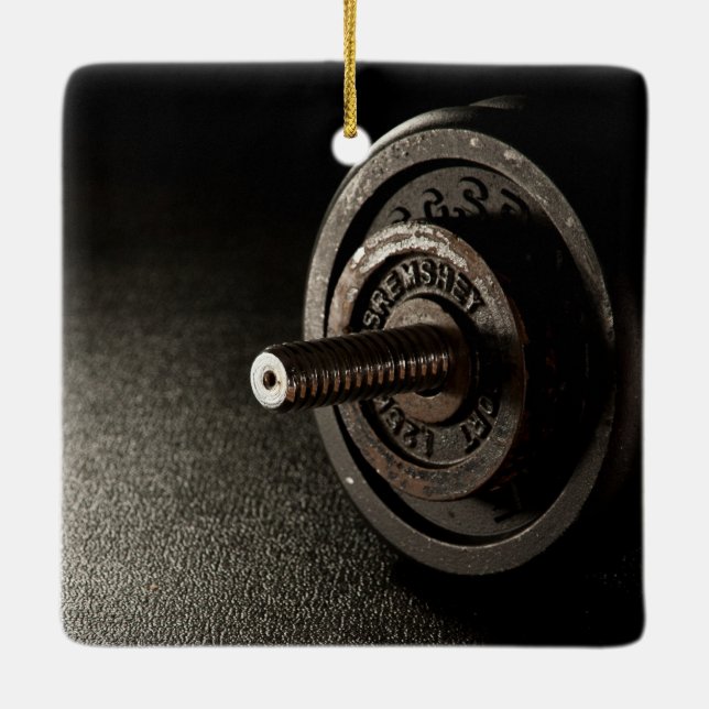 Ornement En Céramique Dumbbell (Dos)