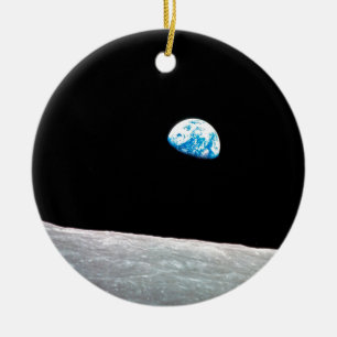 Ornement En Céramique Earthrise