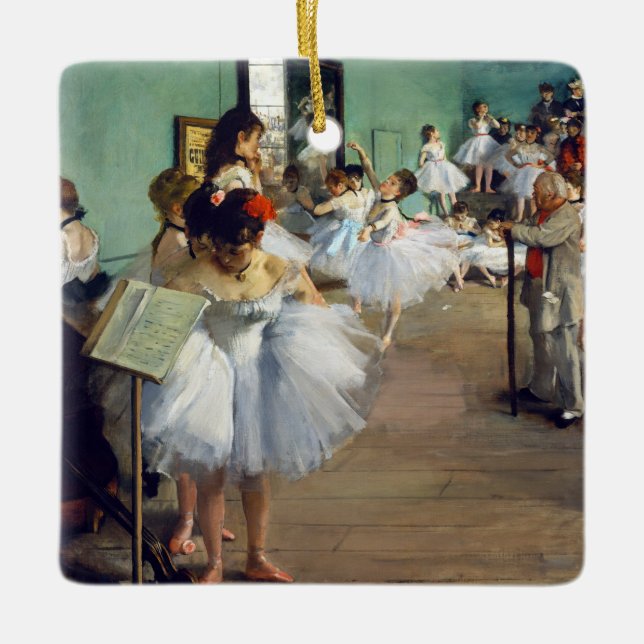 Ornement En Céramique Edgar Degas - Classe Danse (Devant)