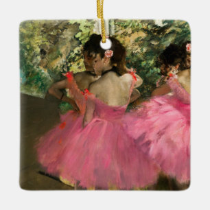 Ornement En Céramique Edgar Degas - Danseurs en rose