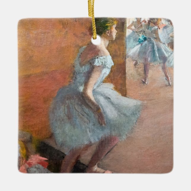 Ornement En Céramique Edgar Degas - Danseurs Escalade d'un escalier (Devant)