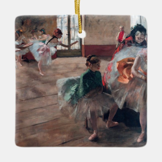 Ornement En Céramique Edgar Degas - La répétition (Devant)