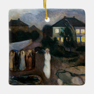 Ornement En Céramique Edvard Munch - La tempête