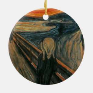 Ornement En Céramique Edvard Munch - Le cri