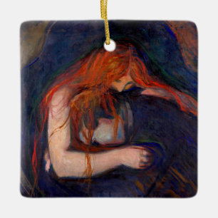 Ornement En Céramique Edvard Munch - Vampire / Amour et douleur