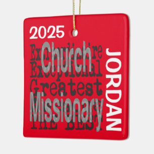 Ornement En Céramique Eglise Missionnaire Extraordinaire CUSTOM