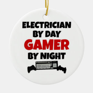 Ornement En Céramique Électricien par Jeu de jour par nuit