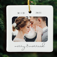 Elegant Elegant Merry Maried Wedding Photo