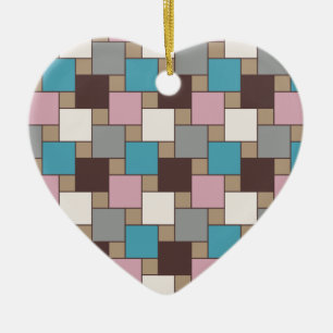 Ornement En Céramique Élégant nectar rose