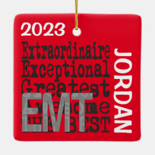 Ornement En Céramique EMT Extraordinaire PERSONNALISÉ