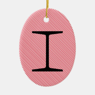 Ornement en céramique en forme de poutre en acier