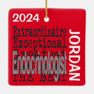 Ornement En Céramique Endocrinologue Extraordinaire PERSONNALISÉ
