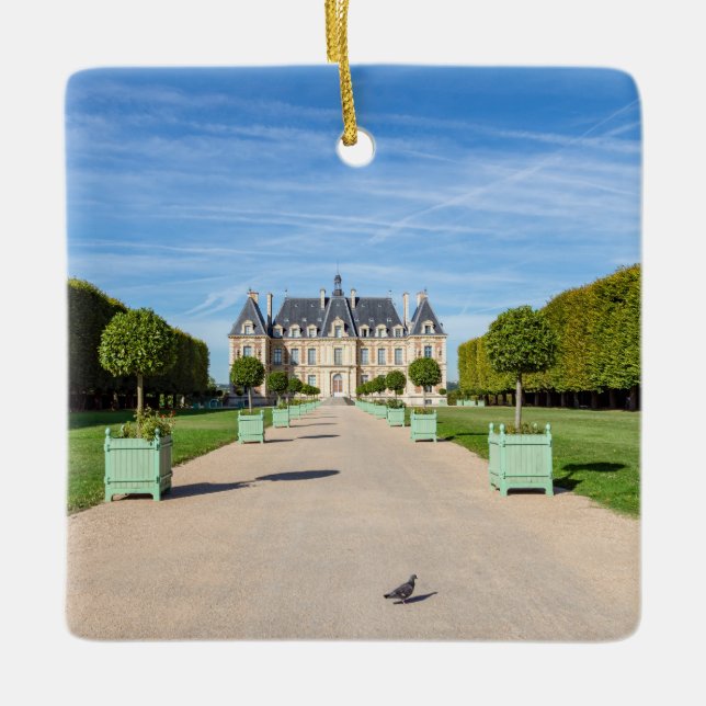 Ornement En Céramique Entrée du château de Sceaux - France (Devant)