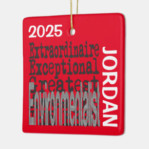 Ornement En Céramique Environnement Extraordinaire PERSONNALISÉ