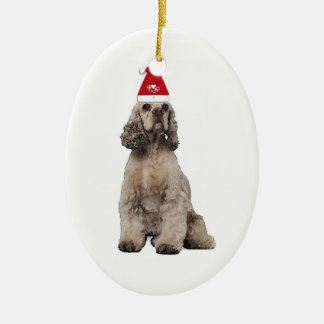 Ornement En Céramique Épagneul Ditzy de Dogs~Original Ornament~Cocker