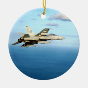 Ornement En Céramique Escadron de chasse de grève de frelon de F/A-18A